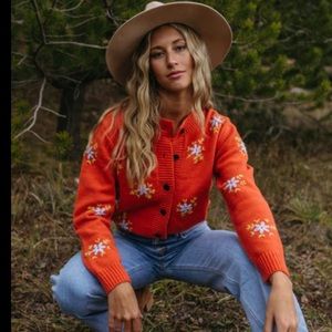 Piper and Scoot Sarasota Sweater in Poppy